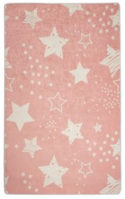 Tappeto per bambini Rosa , 100 x 160 cm Stars - Conceptum Hypnose