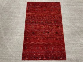 Loribaft Tappeto persiano 130 x 80 Rosso (Iran) Annodato A Mano