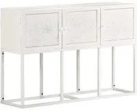 Credenza 115x30x76 cm in Legno Massello di Mango cod mxl 26163