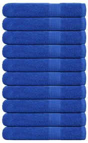 Asciugamani Per Sauna 10pz Blu 80x200cm 360g/m² 100% Cotone /