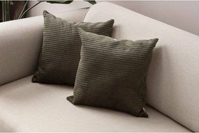 Federe decorative in set in velluto a coste 2 pz 43x43 cm – Mioli Decor