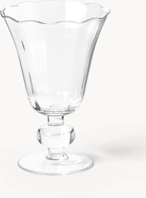 Set di 4 bicchieri da vino in vetro soffiato Tulya