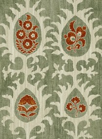 Lewis & Wood Carta da parati Tribal - Limpopo Green