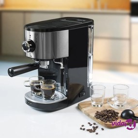 Bestron Macchina per Caffè Espresso AES800STE 1450W Acciaio Inox 1,25L