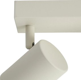 Faretto da soffitto moderno beige 3 luci regolabile - Jeana
