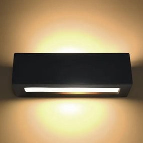 Applique VEGA 1xE27/60W/230V nero