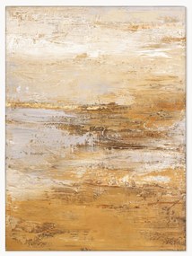 Quadro dipinto a mano con cornice in legno Hydrate