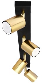 LED Faretto TUNE 4xGU10/4,8W/230V oro/nero