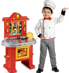 Trade Shop - Cucina Cuoco Mr Chef Con Accessori Altezza 70 Cm Per Bambini Giochi Giocattolo