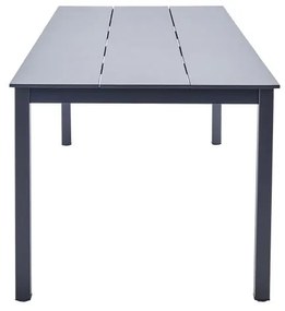 Tavolo da pranzo per giardino Dora NATERIAL in alluminio con piano in materiale composito per 8 persone 88.9x206cm
