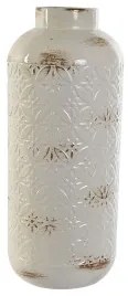Vaso Home ESPRIT Bianco Metallo 15 x 15 x 36 cm