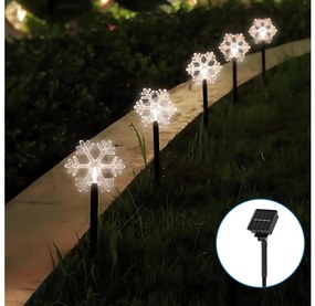 Aigostar - LED Solare Natale chiaro LED/0,054W/1,2V 1m IP65 bianco freddo