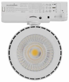 Faro LED 36W Slim per Binario Trifase Orientabile, 60°, Bianco, CCT Bianco Variabile Colore Bianco Variabile CCT