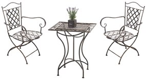 Set Da Giardino İn Ferro "eleganza Artigianale" / Bronze