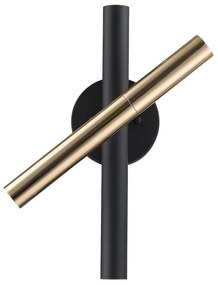 Zuma Line W0461-03N-P7SD - Applique a LED LOYA 3xLED/5W/230V nero/ottone