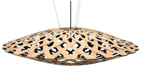 David Trubridge - Flax Lampada a Sospensione Ø150 Nero 1 Lato David Trubridge