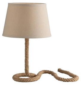 Lampada da tavolo industriale Rope E27 LUCE AMBIENTE DESIGN