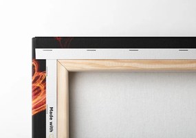 Stampa su tela – Ali d'angelo infuocate