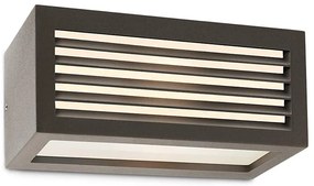Redo 9898 - Applique da esterno BRICK 1xE27/23W/230V IP54 grigio