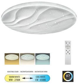 Plafoniera LED dimmerabile LIKA LED/60W/230V 2700-6500K + telecomando