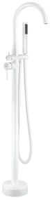 Rubinetto indipendente Rea Lungo Bianco