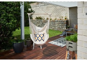 Poltrona da giardino imbottita color crema Tobago - Garden Pleasure