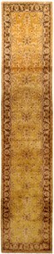 Isfahan Tappeto 80x420 Giallo (Iran) Annodato A Mano