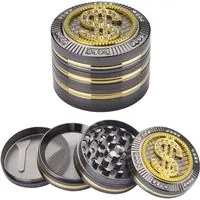 Grinder 50 mm 4 Livelli per Spezie Erbe e Tabacco Dollaro