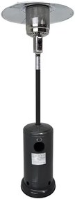 Stufa a gas da esterni Fungo Patio 13.5 KW in acciaio nero