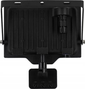 Proiettore da esterno LED con sensore, 50W, 230V, 4500K, IP65, nero