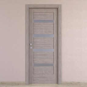 Porta battente Capena 5 beige L 60 x H 210 cm destra