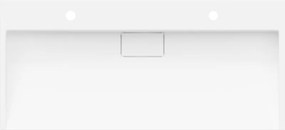 Mexen Ava lavabo da appoggio in conglomerato 2/O 100 x 46 cm, bianco - 23011002