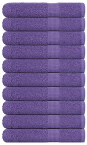 Asciugamani Per Sauna 10 Pz Viola 80x200cm 360g/m² 100% Cotone /