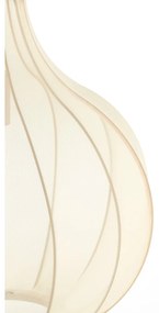 Lampadario beige con paralume in tessuto ø 39 cm Elati - Light &amp; Living