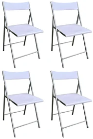 LUCIE - sedia pieghevole salvaspazio set da 4 quadro
