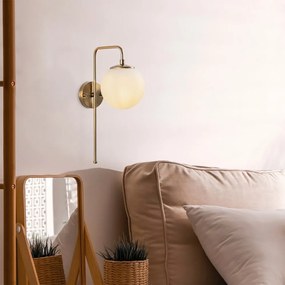 Lampada da parete dorata Viran – Opviq lights