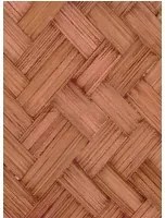 CMO Paris Carta da parati Bambou Grand Chevron - Tabac