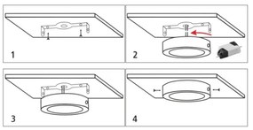 Plafoniera LED LED/24W/230V 4200K diametro 28,5 cm bianco
