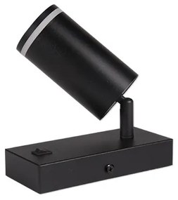 Faretto da parete 1xGU10/35W/230V nero