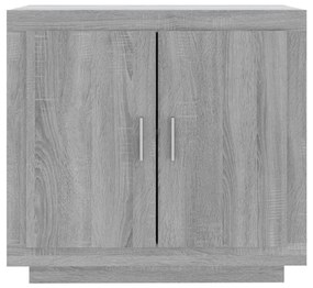 Credenza grigio sonoma 80x40x75 cm in legno multistrato