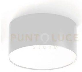 Gpl241c- plafoniera bianca a led in alluminio 3000k 1280lm 16w d.14cm