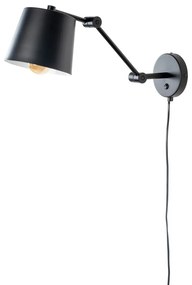 Lampada da parete nera Hajo - White Label