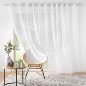 Tenda sottile bianca in voile 400x240 cm Lissea – douceur d'intérieur