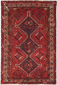 Shiraz Tappeto persiano 270 x 180 Rosso (Iran) Annodato A Mano