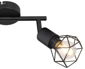 Globo - Faretto LED XARA 2xE14/6W/230V nero