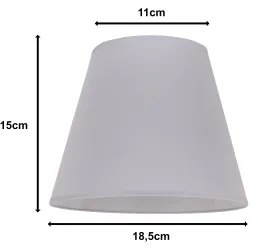 Duolla - Paralume SOFIA XS E14 diametro 18,5 cm grigio