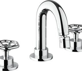 Rubinetto per bidet Flower 3 fori JACUZZI RUBINETTERIA getto laminare cristallino  cromo