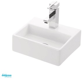 Lavabo Sospeso "Daphne" Da 33x28 Cm Finitura Bianco Lucido