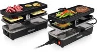 Tristar Griglia per Raclette 4 Persone RA-2742 800W 23,8x10,4cm Nera 439476