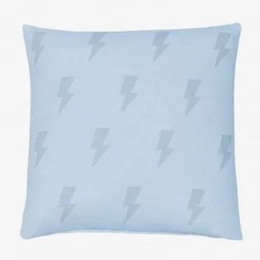 Cuscino Quadrato In Cotone (43x43 Cm) Ayo Blu Cristallo - Sklum